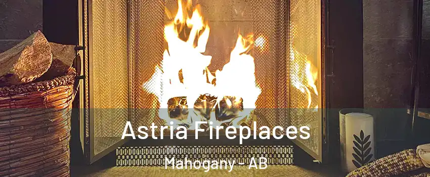  Astria Fireplaces Mahogany - AB