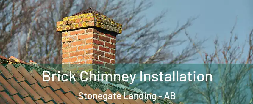  Brick Chimney Installation Stonegate Landing - AB