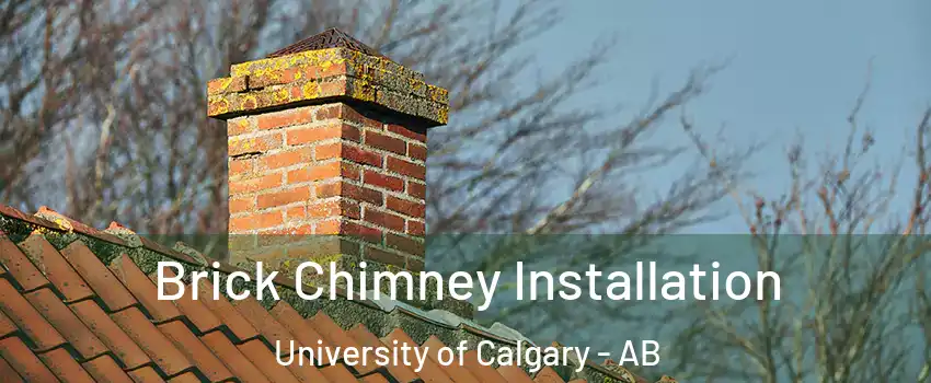  Brick Chimney Installation University of Calgary - AB