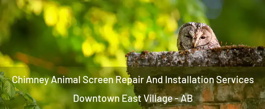  Chimney Animal Screen Repair And Installation Services Downtown East Village - AB