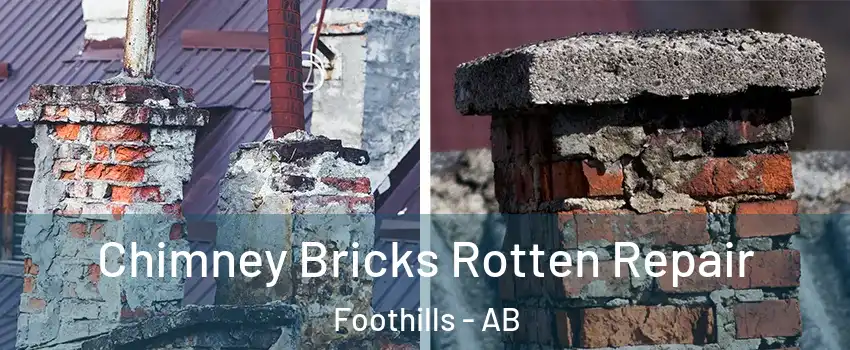  Chimney Bricks Rotten Repair Foothills - AB