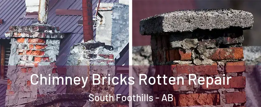  Chimney Bricks Rotten Repair South Foothills - AB