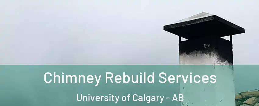  Chimney Rebuild Services University of Calgary - AB