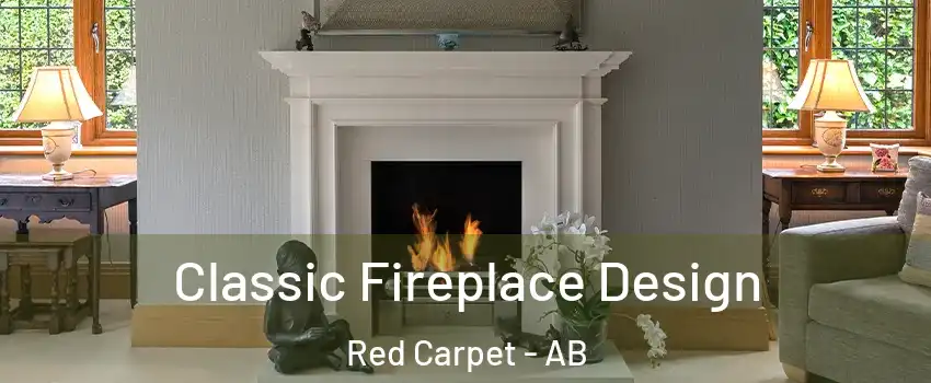  Classic Fireplace Design Red Carpet - AB