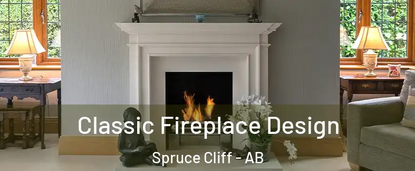  Classic Fireplace Design Spruce Cliff - AB