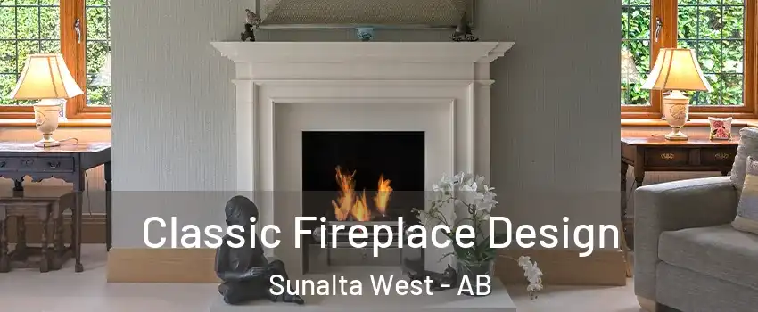 Classic Fireplace Design Sunalta West - AB