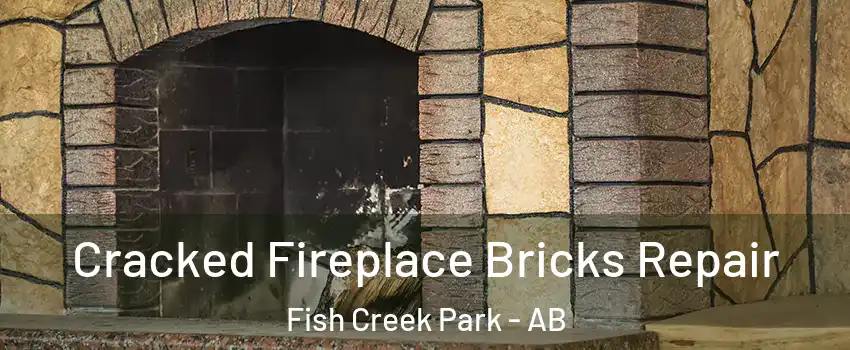  Cracked Fireplace Bricks Repair Fish Creek Park - AB
