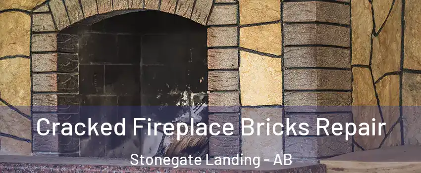  Cracked Fireplace Bricks Repair Stonegate Landing - AB