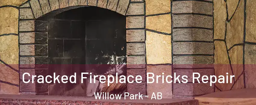  Cracked Fireplace Bricks Repair Willow Park - AB