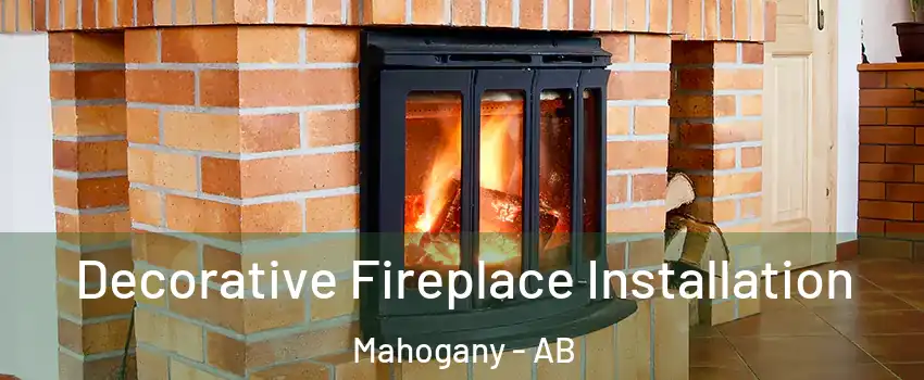  Decorative Fireplace Installation Mahogany - AB