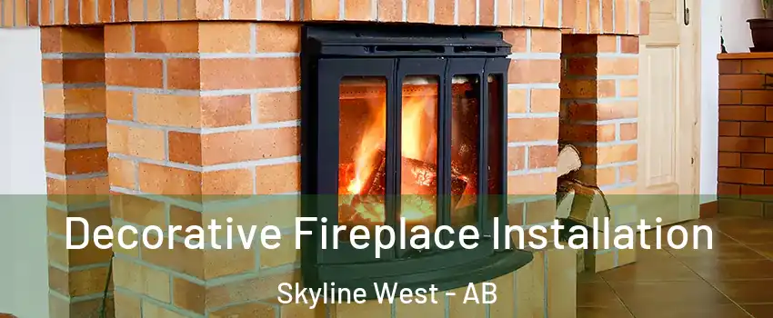  Decorative Fireplace Installation Skyline West - AB