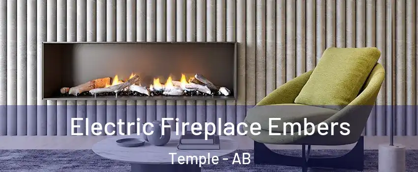  Electric Fireplace Embers Temple - AB