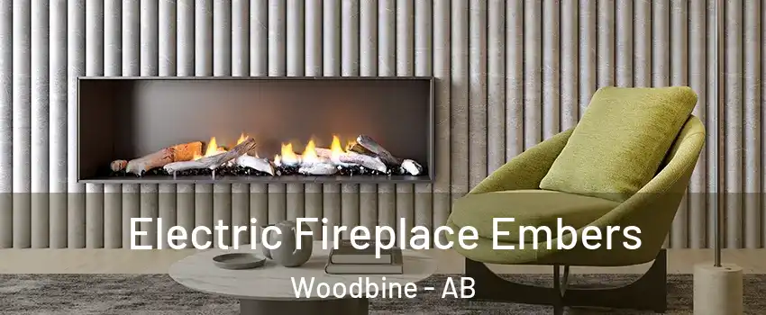  Electric Fireplace Embers Woodbine - AB