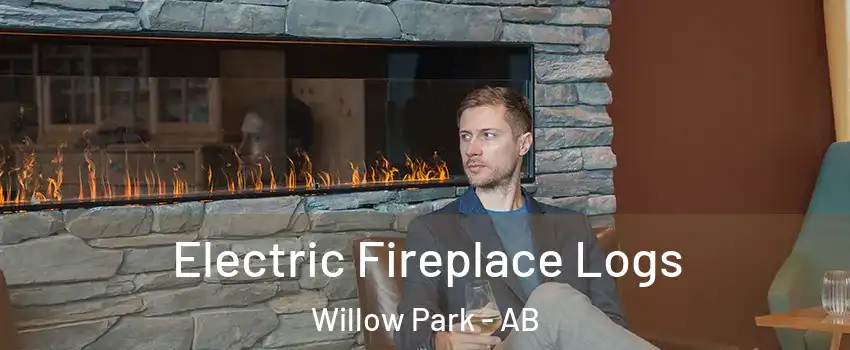  Electric Fireplace Logs Willow Park - AB
