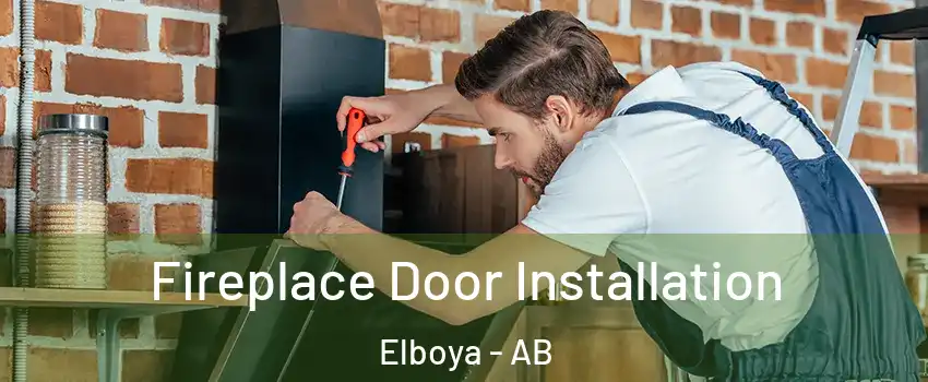  Fireplace Door Installation Elboya - AB