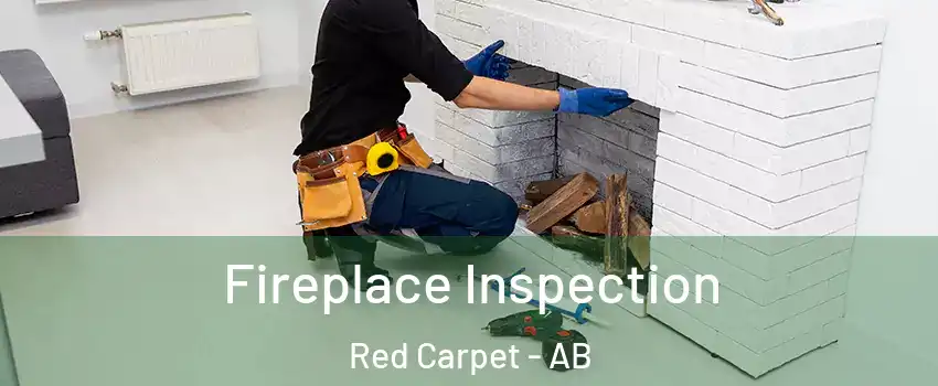  Fireplace Inspection Red Carpet - AB