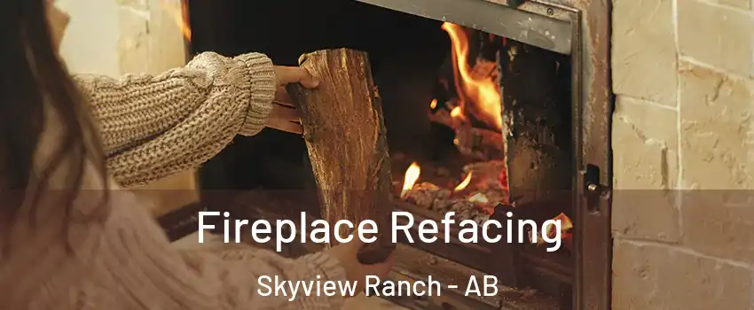  Fireplace Refacing Skyview Ranch - AB