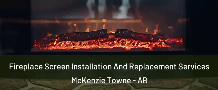  Fireplace Screen Installation And Replacement Services McKenzie Towne - AB
