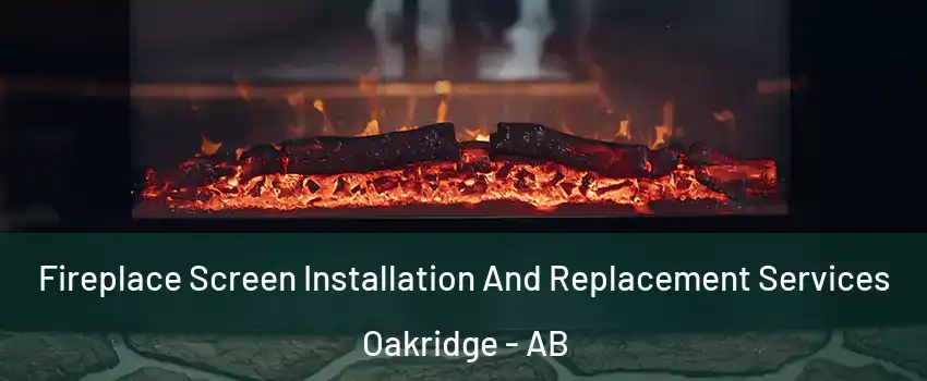  Fireplace Screen Installation And Replacement Services Oakridge - AB
