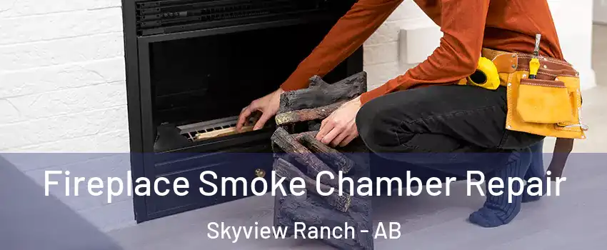  Fireplace Smoke Chamber Repair Skyview Ranch - AB