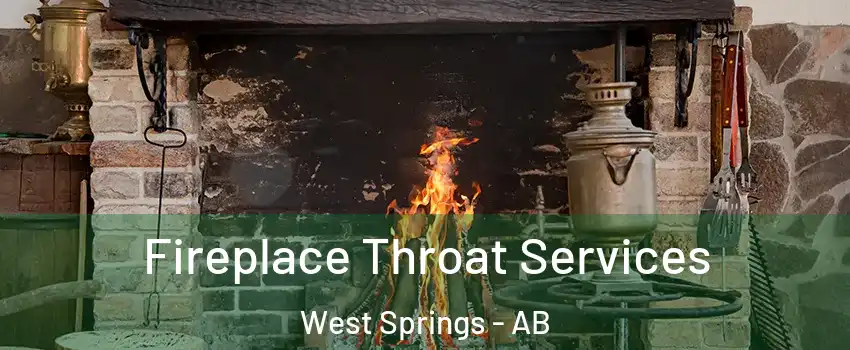  Fireplace Throat Services West Springs - AB