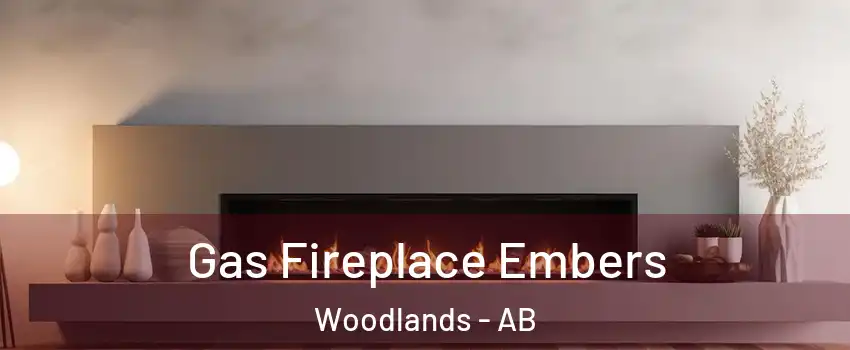  Gas Fireplace Embers Woodlands - AB
