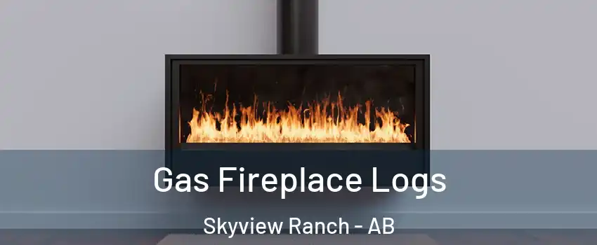  Gas Fireplace Logs Skyview Ranch - AB