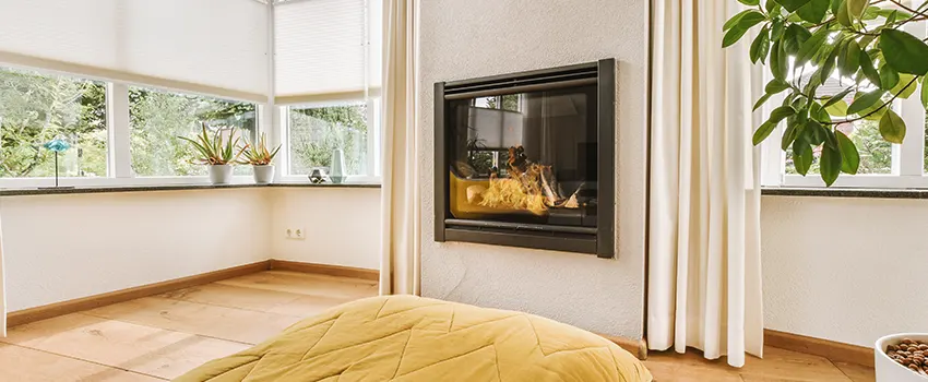 Residential Fireplace Ceramic Glass Installation in Strathmore, AB