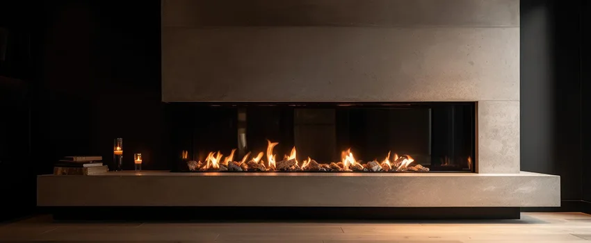Gas Fireplace Ember Bed Design Services in Strathmore, Alberta
