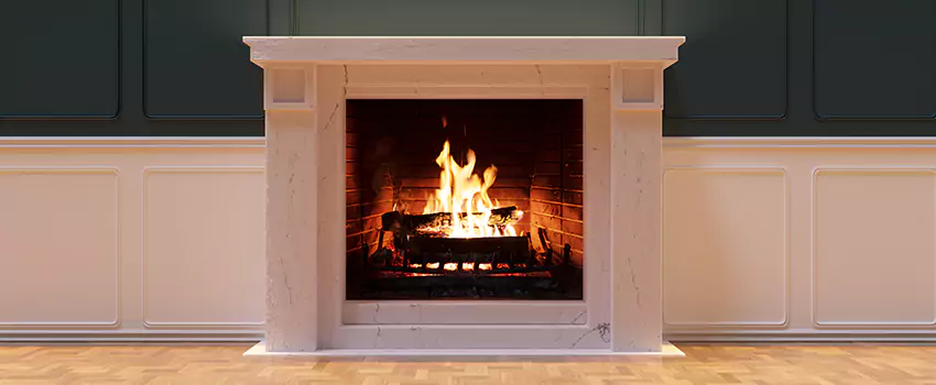 Open Flame Wood-Burning Fireplace Installation Services in Calgary, Alberta