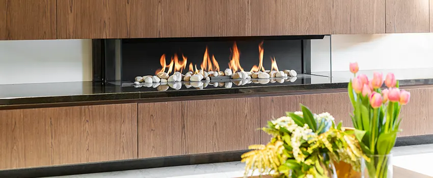 Double-height Fireplace Design Refurbishment in Strathmore, Alberta
