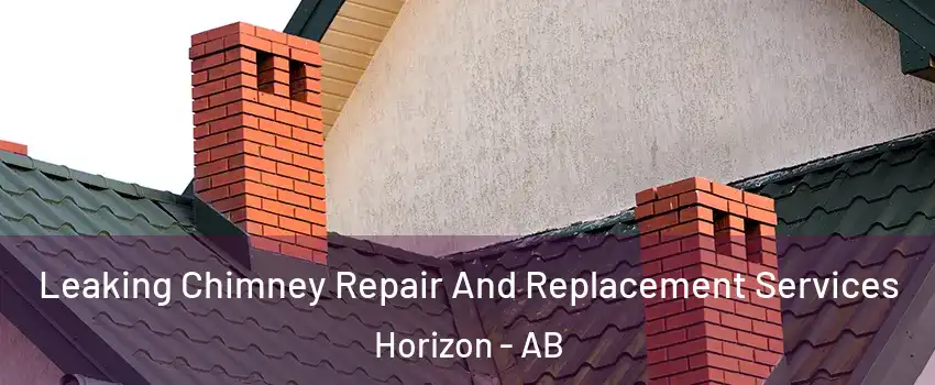  Leaking Chimney Repair And Replacement Services Horizon - AB