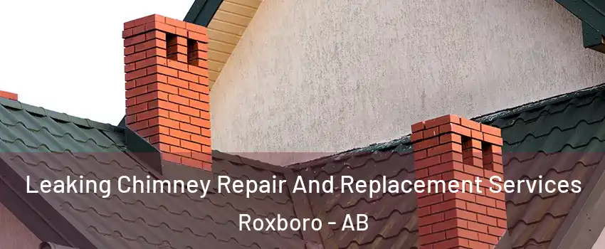  Leaking Chimney Repair And Replacement Services Roxboro - AB