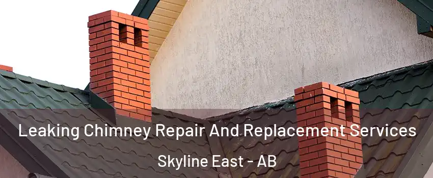  Leaking Chimney Repair And Replacement Services Skyline East - AB
