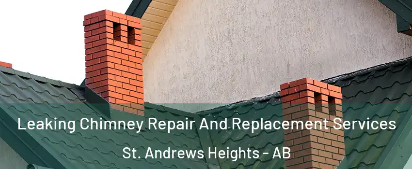 Leaking Chimney Repair And Replacement Services St. Andrews Heights - AB