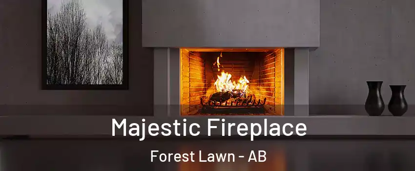  Majestic Fireplace Forest Lawn - AB