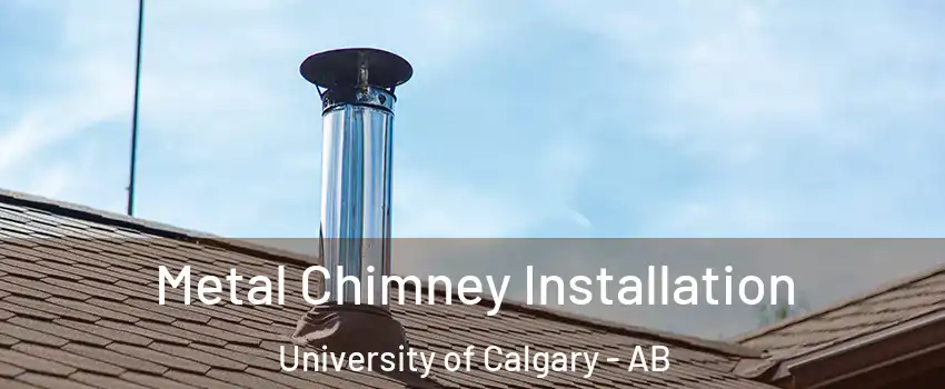  Metal Chimney Installation University of Calgary - AB