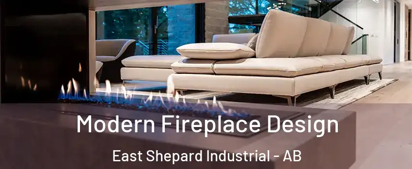  Modern Fireplace Design East Shepard Industrial - AB