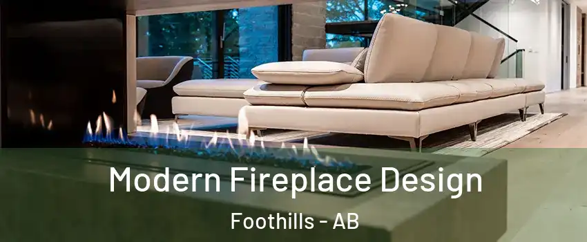  Modern Fireplace Design Foothills - AB