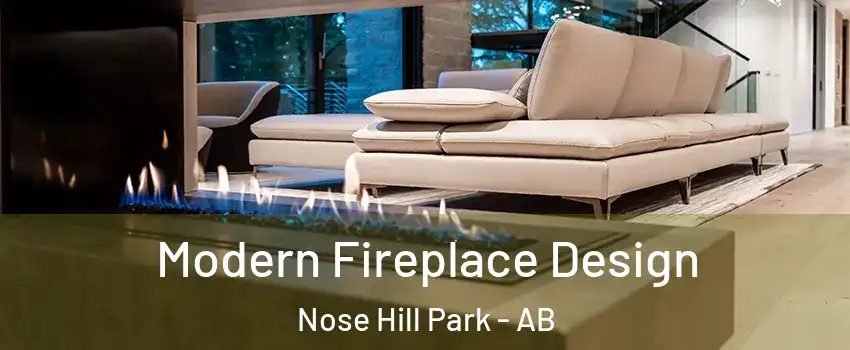  Modern Fireplace Design Nose Hill Park - AB