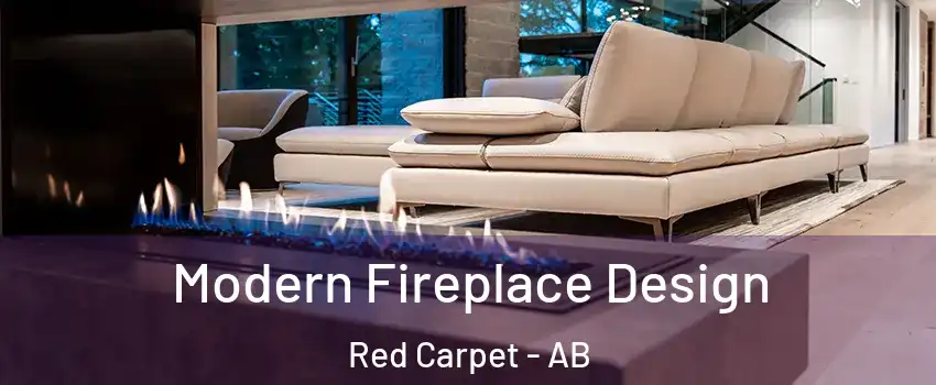  Modern Fireplace Design Red Carpet - AB
