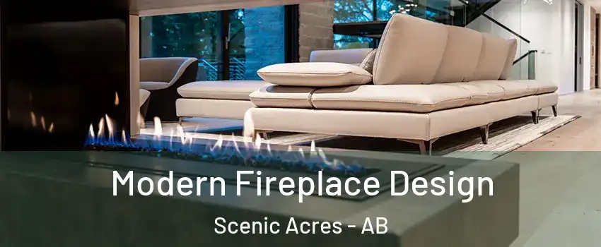  Modern Fireplace Design Scenic Acres - AB