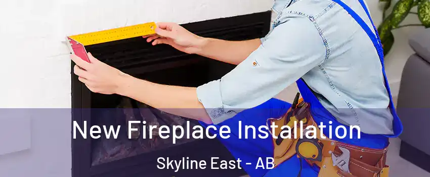  New Fireplace Installation Skyline East - AB
