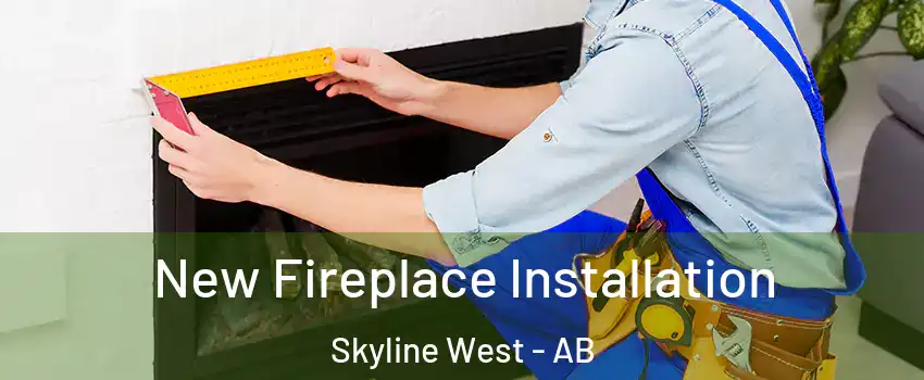  New Fireplace Installation Skyline West - AB