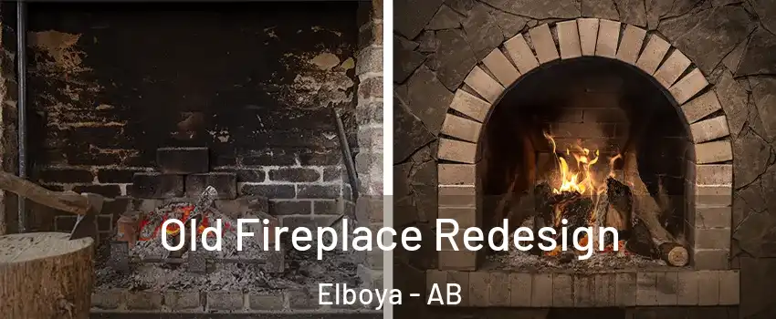  Old Fireplace Redesign Elboya - AB