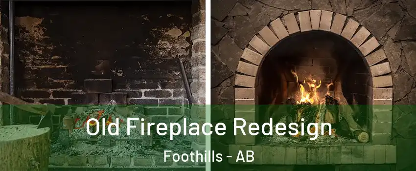  Old Fireplace Redesign Foothills - AB