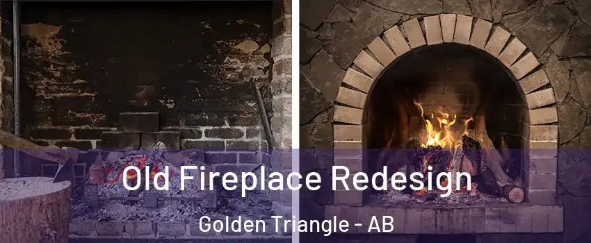  Old Fireplace Redesign Golden Triangle - AB