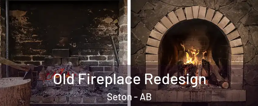  Old Fireplace Redesign Seton - AB
