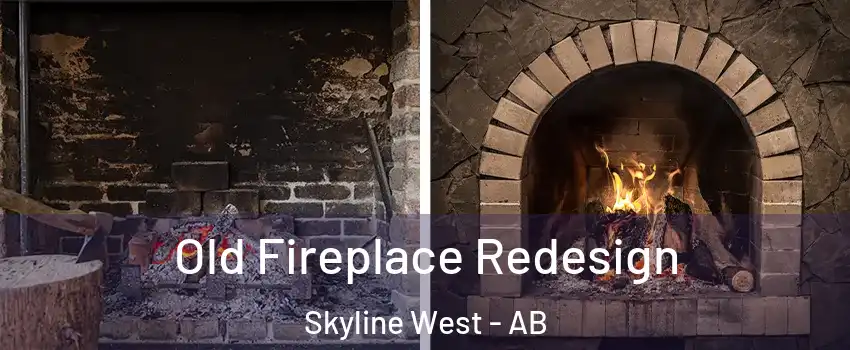  Old Fireplace Redesign Skyline West - AB