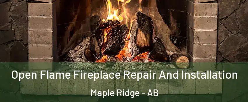  Open Flame Fireplace Repair And Installation Maple Ridge - AB